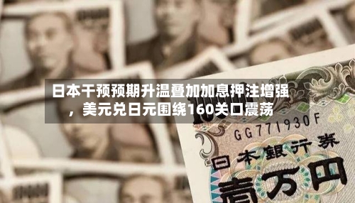 日本干预预期升温叠加加息押注增强，美元兑日元围绕160关口震荡-第2张图片
