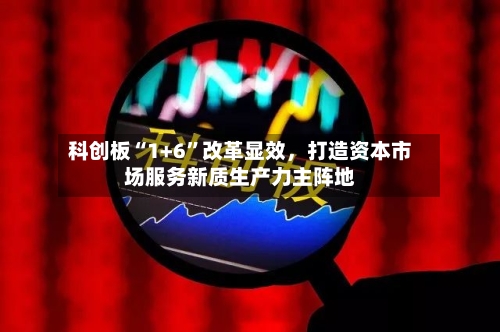 科创板“1+6	”改革显效，打造资本市场服务新质生产力主阵地-第2张图片
