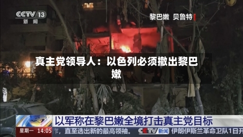 真主党领导人：以色列必须撤出黎巴嫩-第3张图片