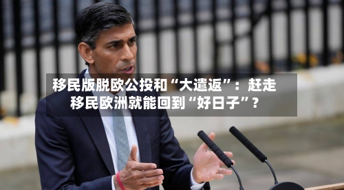 移民版脱欧公投和“大遣返”：赶走移民欧洲就能回到“好日子	”？-第2张图片