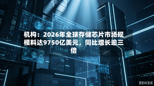 机构：2026年全球存储芯片市场规模料达9750亿美元	，同比增长逾三倍-第2张图片
