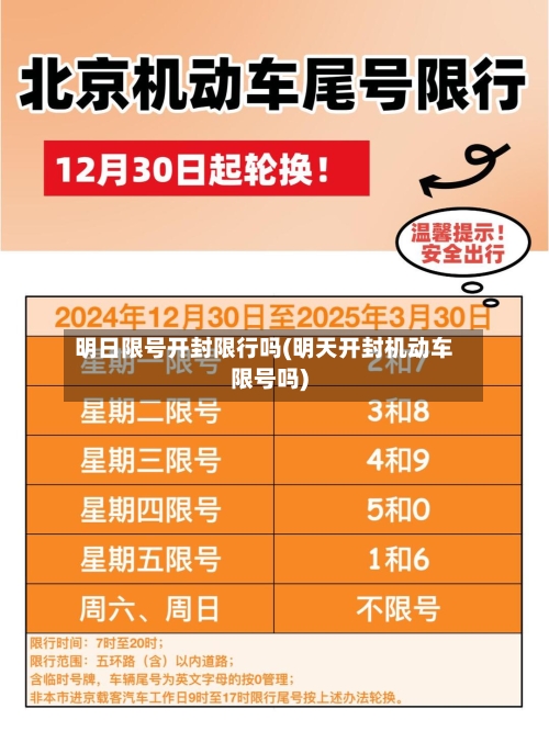 明日限号开封限行吗(明天开封机动车限号吗)-第3张图片