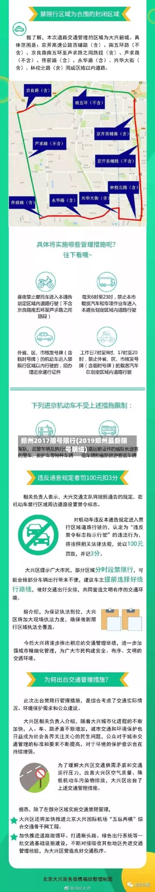 郑州2017限号限行(2019郑州最新限号明细)-第3张图片
