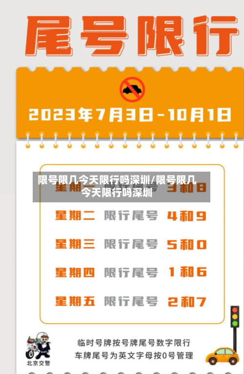 限号限几今天限行吗深圳/限号限几今天限行吗深圳-第3张图片