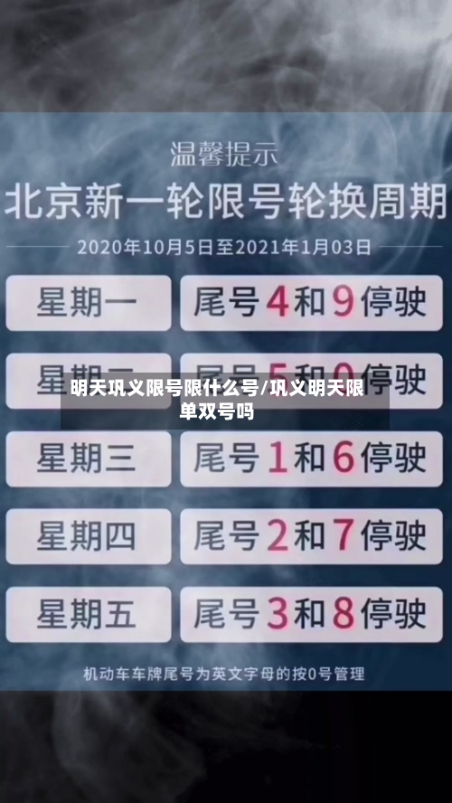 明天巩义限号限什么号/巩义明天限单双号吗-第2张图片