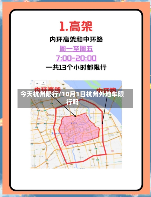 今天杭州限行/10月1日杭州外地车限行吗
