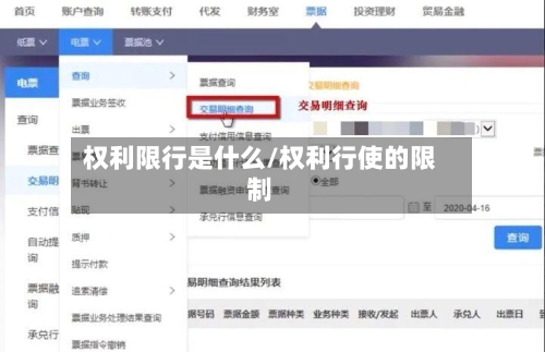 权利限行是什么/权利行使的限制